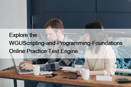 Explore the WGU​​​​​​​Scripting-and-Programming-Foundations Online Practice Test Engine